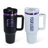 AGH 40oz tumbler with handle (Electroplating Purple-Black)