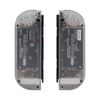 eXtremeRate Transparent Clear Joy con Handheld Controller Housing with Full Set Buttons, DIY Replacement Shell Case for Nintendo Switch Joycon & Switch OLED Joy con - Console Shell NOT Included