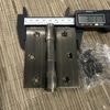 Solid Brass Door Hinge Ball Bearing 3.5" x 3", Flat Head (Antique Bronze)