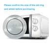 9.53" Microwave Oven Turntable Ring Rotating Ring Roller Middle Glass Plate Tray Support Holder Replacement Inner Ring Roller Support Wheel Ring(Color Random)
