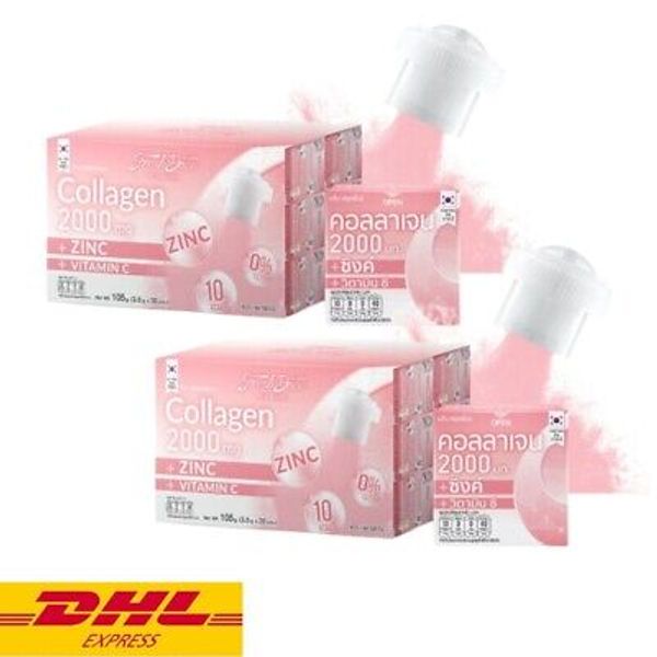 2x Fresh Doze Collagen Press & Shake Zinc Vitamin C Anti-aging Reduce Wrinkles