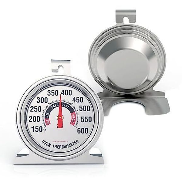 Large Dial Oven Thermometer For Gas & Electric Ovengrill Cooking Safety Leavein