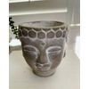 Cement Buddha Pot, Outdoor Candle Pot, Succulent Planter