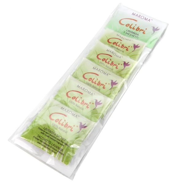 HANGERWORLD - 5 Colibri 5 Lavender Drawer Sachets Wool Protector