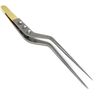 YASARGIL MICRO BAYONET FORCEPS 8" NEURO SURGICAL INSTRUMENTS WITH GOLD HANDLE