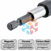 9Pcs Socket Adapter Drill Bits Set Hex Impact Driver Tools 1/4" 3/8" 1/2" Shank