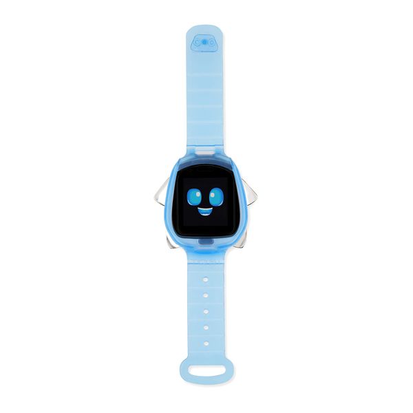 Little Tikes Tobi Robot Smartwatch - Blue with Movable Arms and Legs, Fun Expressions, Sound Effects, Play Games, Track Fitness and Steps, Built-in Cameras for Photo and Video 512 MB | Kids Age 4+