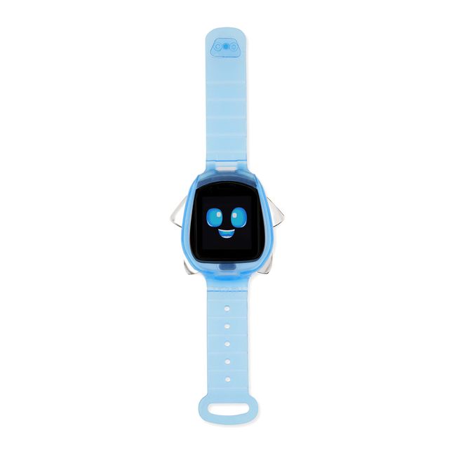 Little Tikes Tobi Robot Smartwatch - Blue with Movable Arms and Legs, Fun Expressions, Sound Effects, Play Games, Track Fitness and Steps, Built-in Cameras for Photo and Video 512 MB | Kids Age 4+