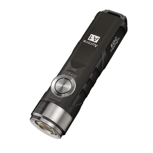 RovyVon A1 Gen 4 Rechargeable EDC Flashlight 650 Lumens Super Bright Outdoor Mini Keychain Flashlights for Everyday Carry, Camping (Black)