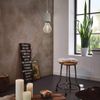 Eglo 95522 E27 Grey Pendant Lamp SILVARES