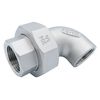 Flowbal VUL-04 Stainless Steel Threaded Fitting Union Elbow 1/2B