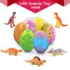 Easter Eggs Bath Bombs for Kids with Toys Inside for Girls Boys - 12pcs Bulk Large Surprise Colorful Dinosaur Egg Bubble Bath Fizzies, Gentle and Kids Safe for Birthday Gift Stuffers Christmas