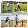 UbiCoSptJoy Baseball Tee Topper for Baseball Practice Training Hitting, Batting Tee Rubber Top Replacement, Ball Rest Cup (3 PC)