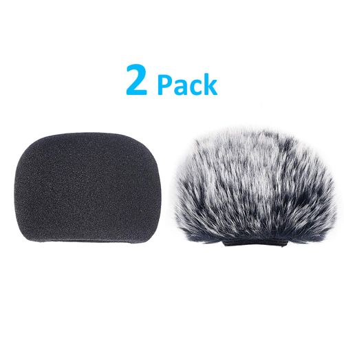 YOUSHARES Windscreen Muff and Pop Filter Foam for Tascam DR-05X DR-05 Microphone Recorders (Pack of 2)