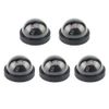 Magik 5-10Pack Dummy Security Camera Fake Outdoors Dome Wireless Flashing Red Light (5 Pack)