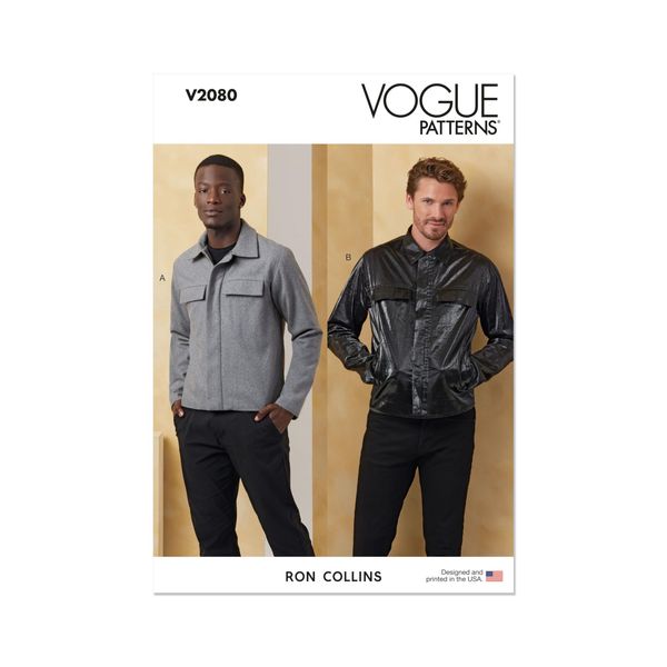 Vogue Sewing Pattern V2080BB Men's Jackets BB (44-46-48-50-52)