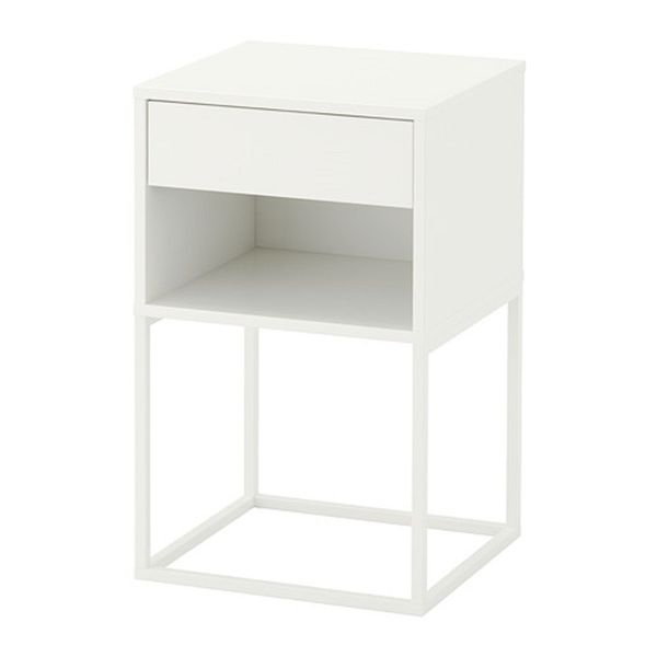 VIKHAMMER VIKHAMMER Bedside Table, White 803.889.74