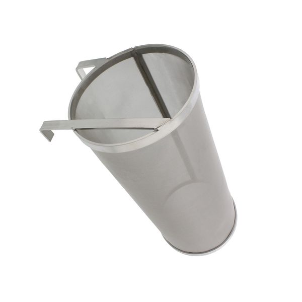 Brewing 6”x14” Inch Hopper Spider Strainer Stainless 300 Micron Hops Beer Filter