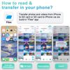 SD Card Reader for iPhone iPad, Dual USB-C & Lightning Connector Memory SD Card Adapter, Support SD/MicroSD Cards, High-Speed Trail Camera Viewer, Plug and Play