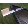 Canoe Trolling Motor Mount Bracket with Aluminum Crossbar and Solid Ash Motor Block