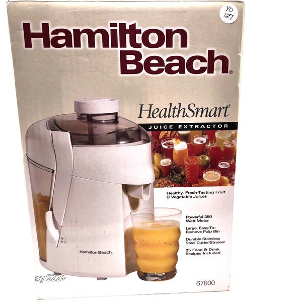 Juice Extractor Health Smart Hamilton Beach Durable 350-Watt 67800 NEW