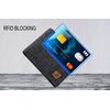 Lanyani RFID Wallets Bifold Simple, Sack - black, S, Minimalist