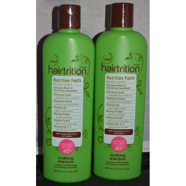 Zotos Hairtrition Bodifying Shampoo 10.1 oz (2 pack) With Silk Amino Acids