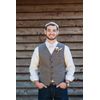 Mens Solid Color Bow ties Polyester Pre Tied Wedding Bow Tie, White(Size: One Size)