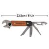 Gentlemen's Hardware 9-in-1 Wrench Multi-Tool, GEN275, Brown