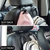 Car Hooks Universal Vehicle Back Seat Headrest Hanger Holder Hook Black 