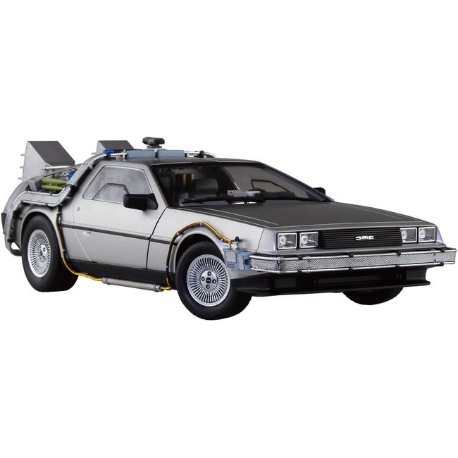 Aoshima Bunka Kyozai Movie Mecha No.BT-01 Back to the Future PartI Time Machine, 1/24 Scale Plastic Model