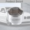 X AUTOHAUX Universal 30mm Car Oil Filter Socket Wrench Housing Cap Socket