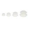 AFH Silikon Schröpfset Massage 4er Set transparent