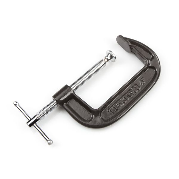 TEKTON 4 Inch Malleable Iron C-Clamp | 4017