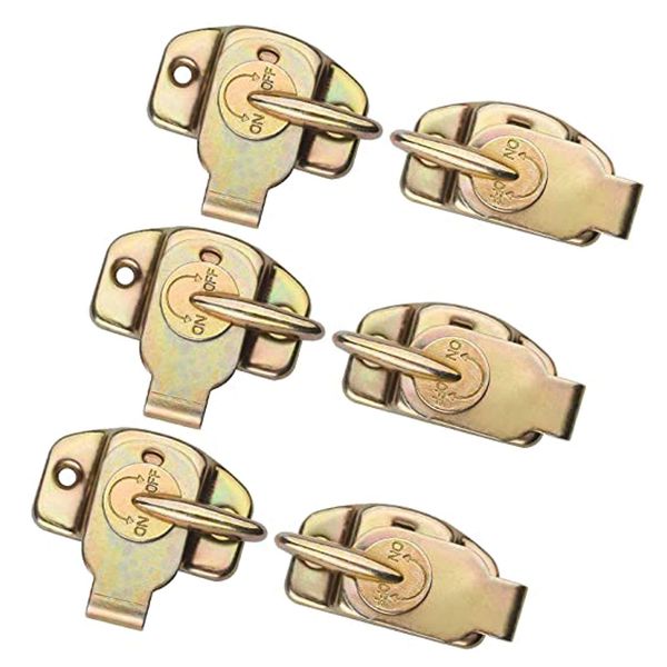 6 Sets of Align-N-Lock Table Locks, Abuff Heavy Duty Dining Training Table Buckles Connectors Great for Table Leaf, Extension Tables, Computer Workstations and Conference Tables