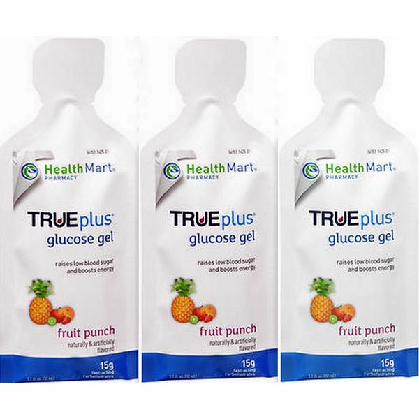 HM Glucose GEL 15gm Quick Absorb Glucose FRUIT PUNCH ( 3 pouches ) /