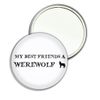 My Best Friend is a Werewolf - 77mm Round Compact Mirror