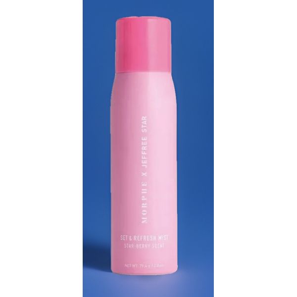 🍓 Morphe X Jeffree Star Set & Refresh Mist STAR-BERRY Scent 2.8oz FACE SPRAY 🍓