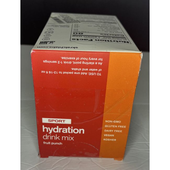 Skratch Labs Sport Hydration Drink Mix, Orange - 15.5 oz box