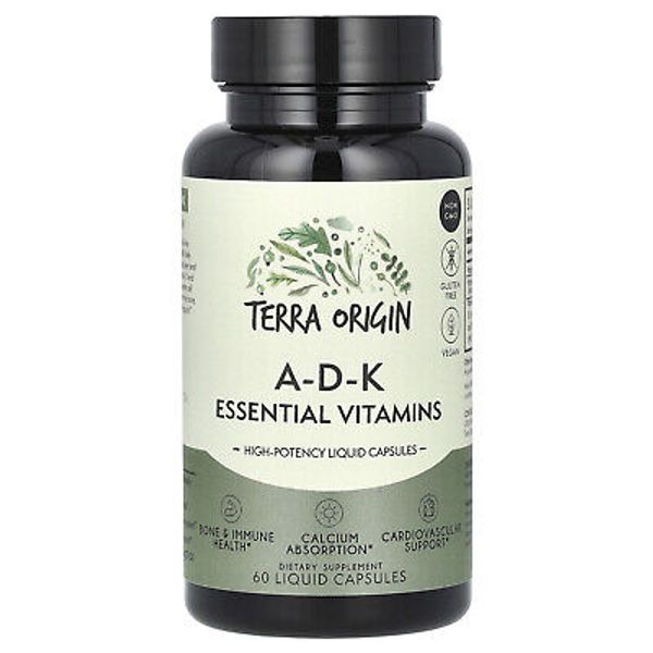 A-D-K Essential Vitamins, 60 Liquid Capsules