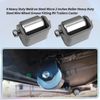4 Weld On Heavy Duty Steel Micro Mini 2" Roller Fit Trailers with Grease Fitting