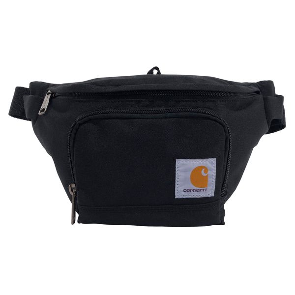 Carhartt Adjustable Waist Pack, Durable, Water Resistant Hip Pack, Classic Waist Pack, Black