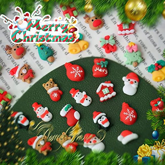 Jewelry Nail Christmas, 3d Christmas Nail Decorations