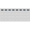 HOLMES Prairie 510 Replacement Window Inserts /Short Panel Garage Door ALMOND