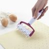Metaltex 18 x 12 cm Dough Docker Pastry Roller, White