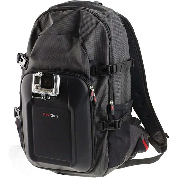 Navitech Action Camera Backpack With Integrated Chest Strap Compatible With Surfola SF300 Action Camera