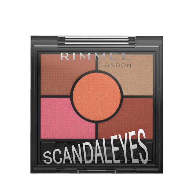 Rimmel London Scandaleyes 5 Pan Eyeshadow Palette - 004 Burgundy Pink