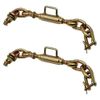 Two Universal 3 Point Hitch Chain Stabilizer Sway Check Chain 11.75" to 13.5"