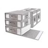 5-Piece Bed Sheet Organizers and Storage, Foldable Sheet Organizer for Closet