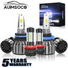 For Honda Pilot 2006-2018 Combo 6x LED Headlight High/Low Beam+Fog Light Bulbs